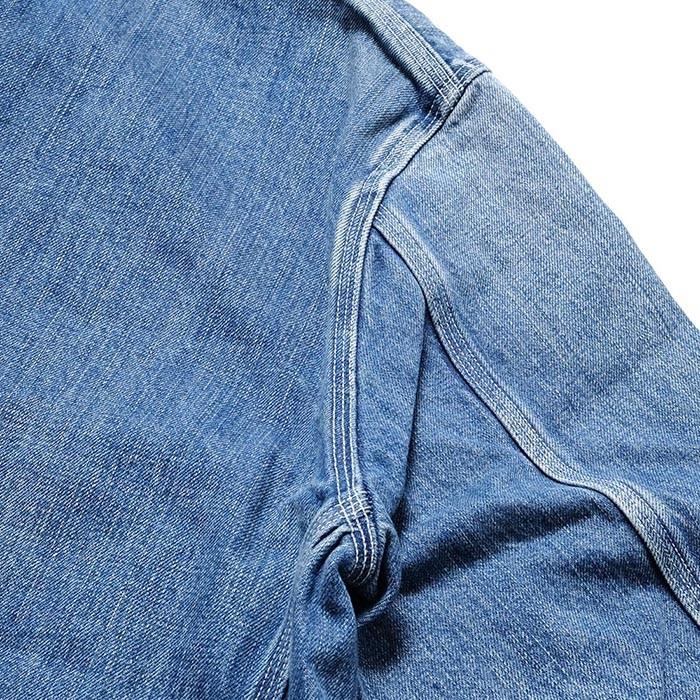 BURGUS PLUS（バーガスプラス） 14.25oz デニムカバーオール ユーズド