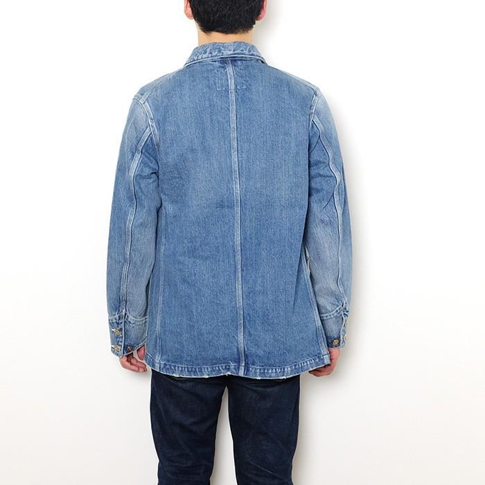 BURGUS PLUS（バーガスプラス） 14.25oz デニムカバーオール ユーズド