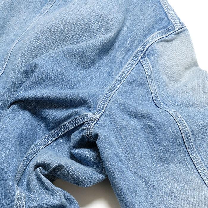 BURGUS PLUS（バーガスプラス） 12oz デニムカバーオール ユーズド