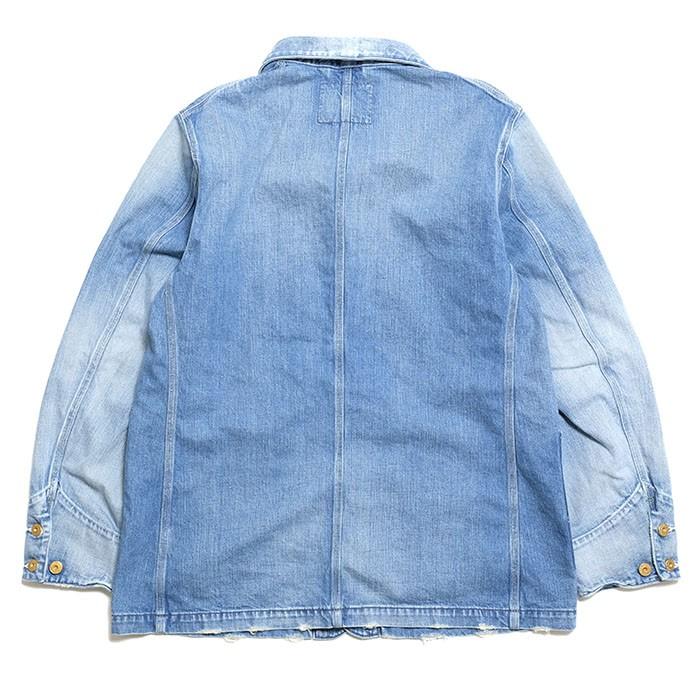 BURGUS PLUS（バーガスプラス） 12oz デニムカバーオール ユーズド