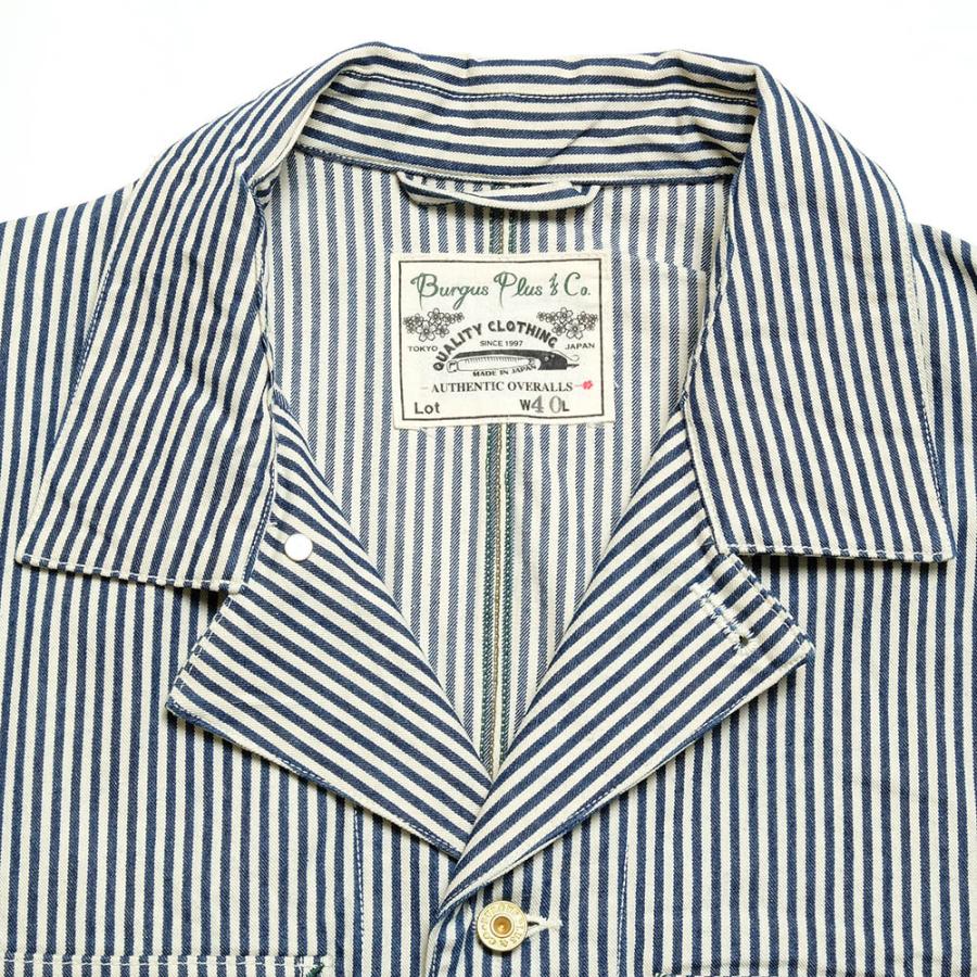 BURGUS PLUS PLUS（バーガスプラス） ヒッコリー カバーオール ワン  