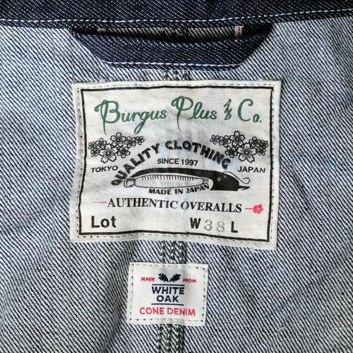 BURGUS PLUS（バーガスプラス） カバーオール コーンデニム
