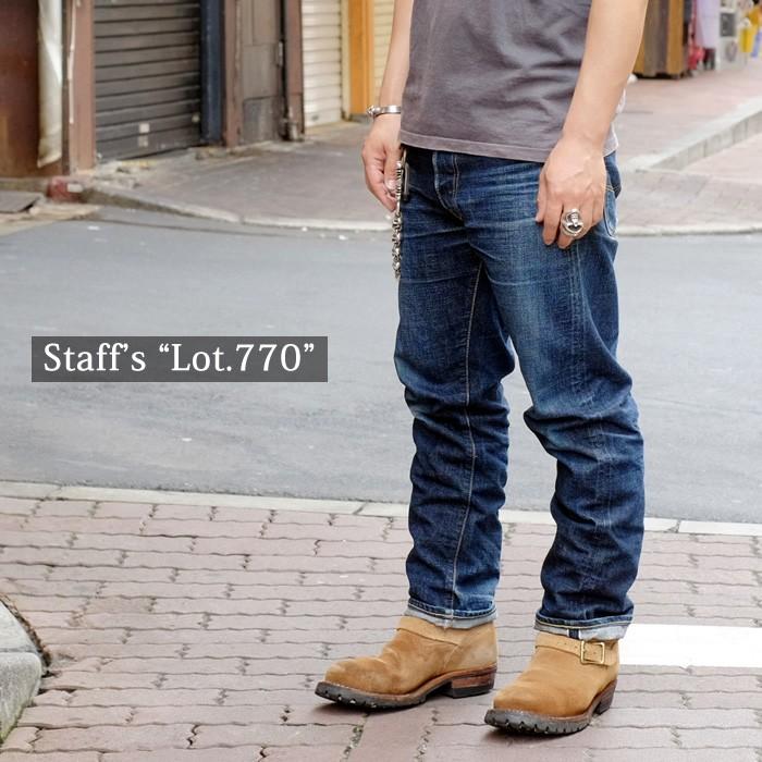 メンズ BURGUS PLUS バーガスプラス ジーンズ Lot770 W36 デニム