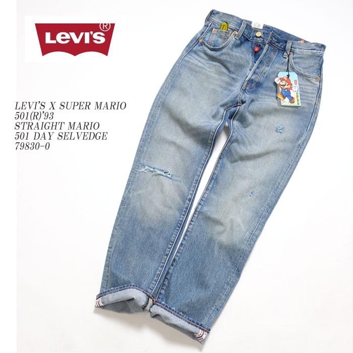 Levi S X Super Mario リーバイス スーパーマリオ 501 R 93 ストレート Mario 501 ディセルヴィッチ 790 0 790 0 ヒノヤ 通販 Yahoo ショッピング