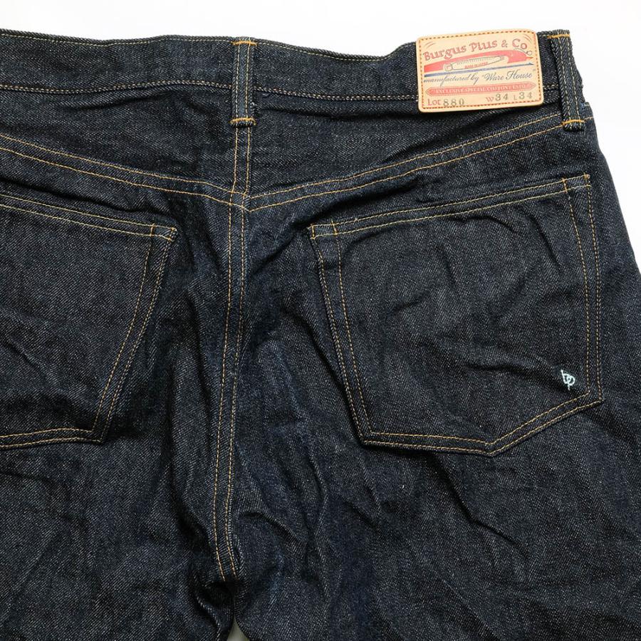 BURGUS PLUS × WAREHOUSE（バーガスプラス×ウエアハウス）　Lot.880　ヴィンテージ スリム ジーンズ　880-0108｜hinoya-ameyoko｜15