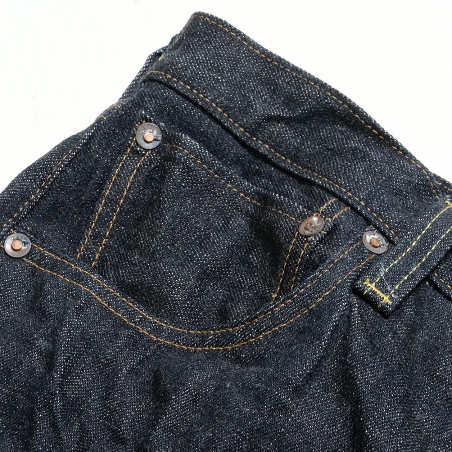 バーガスプラス BURGUS PLUS Lot.928 本藍ロープ染色 1928 シンチバックモデル 14oz ジーンズ ストレート | ヒノヤ HINOYA｜hinoya-ameyoko｜06