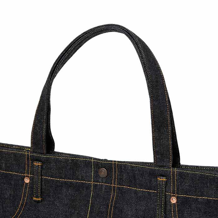 出陣レーベル 桃太郎ジーンズ MOMOTARO JEANS B-11-S デニムトート