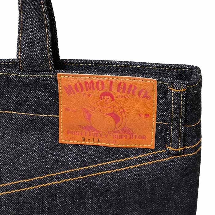 出陣レーベル 桃太郎ジーンズ MOMOTARO JEANS B-11-S デニムトート