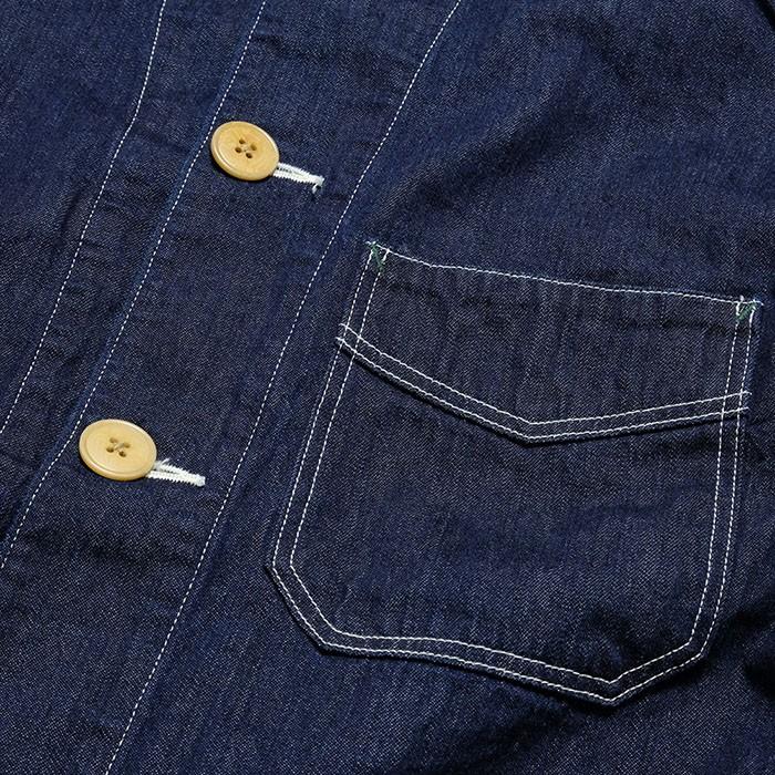 BURGUS PLUS（バーガスプラス） デニム フレンチワークジャケット