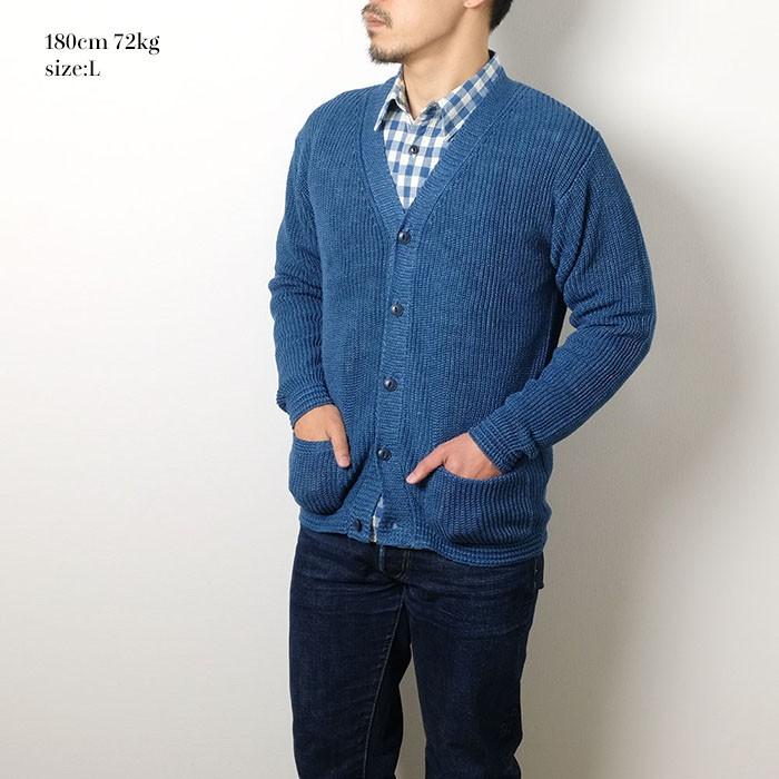 BURGUS PLUS （バーガスプラス） リネンニット カーディガン BP18601