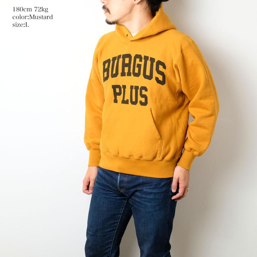 BURGUS PLUS (バーガスプラス) ロゴ スウェットパーカー 