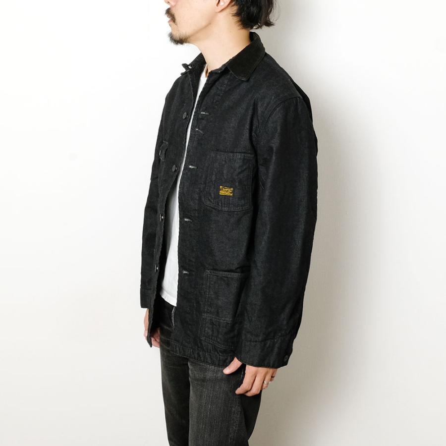 BURGUS PLUS バーガスプラス ブランケット カバーオール 11oz ブラック 
