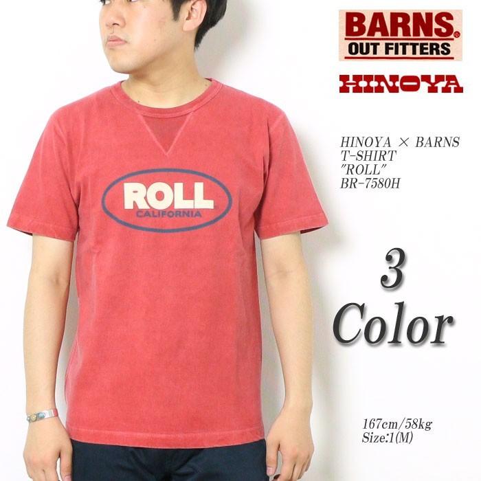 BARNS OUTFITTERS（バーンズ アウトフィッターズ） HINOYA × BARNS （ヒノヤ × バーンズ） 半袖Tシャツ ...