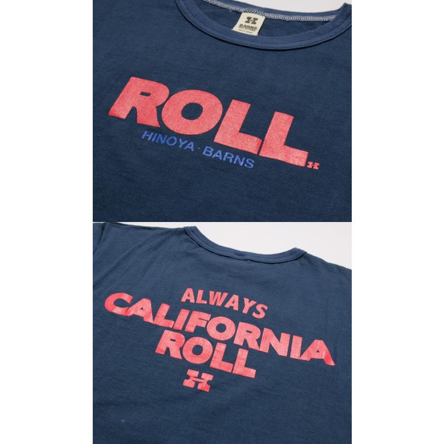 HINOYA × BARNS　（ヒノヤ × バーンズ）　70周年モデル　半袖Ｔシャツ　"ROLL"　BR-7966H｜hinoya-ameyoko｜12