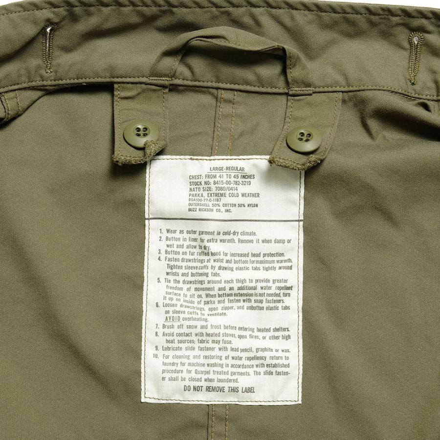 BUZZ RICKSON'S RICKSON'S（バズリクソンズ） M-65 NO HOOD BR14719