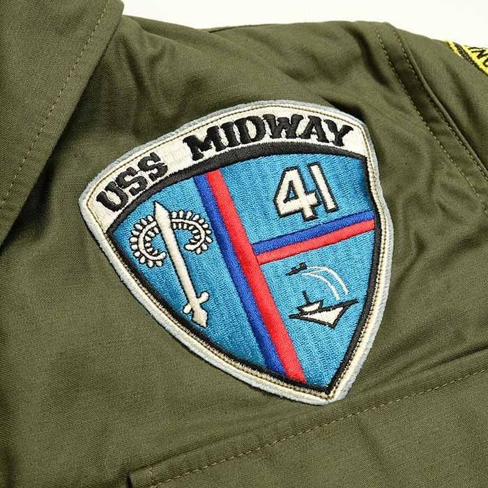 BUZZ RICKSON'S（バズリクソンズ）　デッキ A-2 "U.S.NAVY" PATCH BR14952｜hinoya-ameyoko｜08