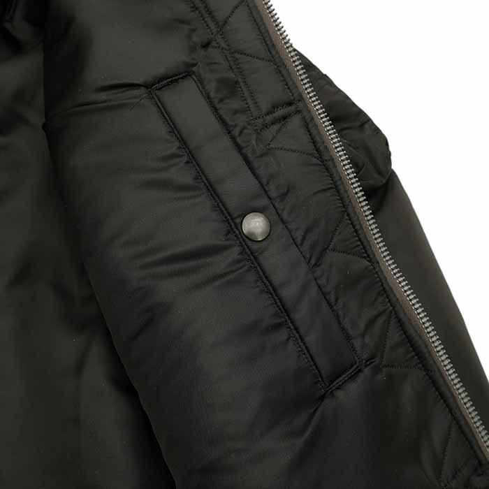 BUZZ RICKSON'S バズリクソンズ BLACK MA-1 SLENDER LONG BUZZ RICKSON'S バズリクソンズ BLACK MA-1 SLENDER LONG