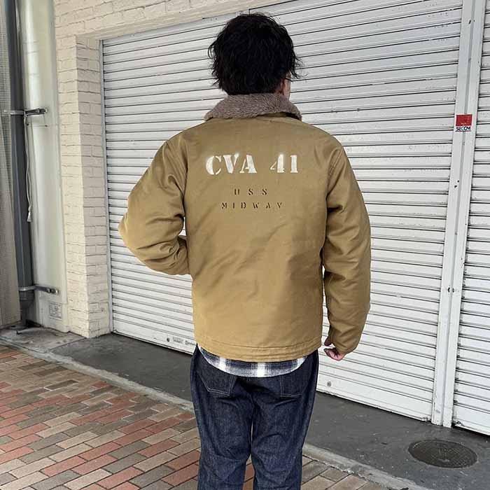 希少size✨バズリクソンズ デッキジャケット カーキ フライトジャケット 中古・古着通販】Buzz Rickson's (バズリクソンズ) Type N-1 Khaki