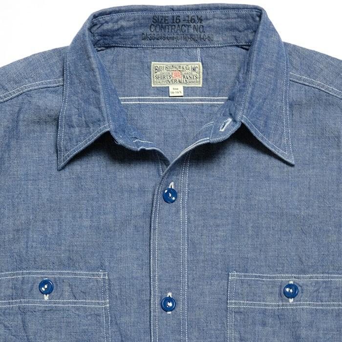 BUZZ RICKSON'S バズリクソンズ BR35856 ブルーシャンブレー ショート