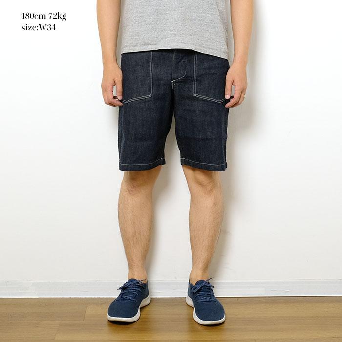 バズリクソンズ JUNKY別注 トラウザー ショーツ ショート パンツ 34 紺 BUZZ RICKSON'S RICKSON'S（バズリクソンズ） トラウザース,ワーキング