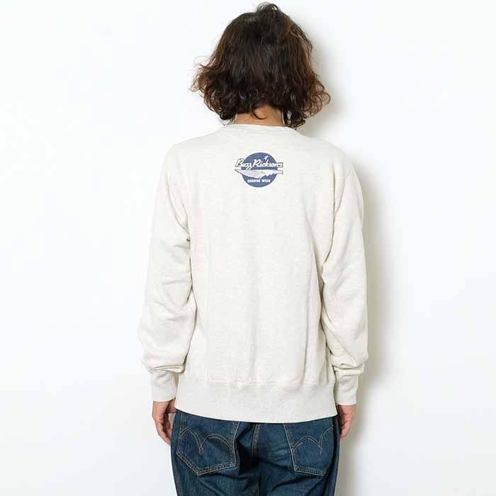ＢＵＺＺ　ＲＩＣＫＳＯＮ’Ｓ　×　ＰＥＡＮＵＴＳ　／　別注　クルー　スウェット BUZZ RICKSON'S バズリクソンズ【BUZZ RICKSON'S】PEANUTS SET-IN CREW