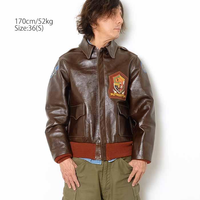 BUZZ RICKSON'S バズリクソンズ BR80608 A-2 ハンドペイント 赤 BUZZ RICKSON'S バズリクソンズ BR80608 A-2 ハンドペイント 赤