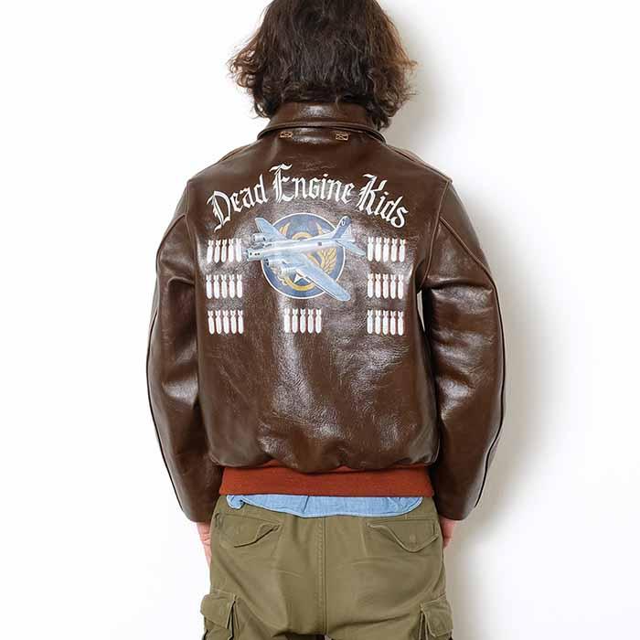 BUZZ RICKSON'S バズリクソンズ BR80608 A-2 ハンドペイント 赤 BUZZ RICKSON'S バズリクソンズ BR80608 A-2 ハンドペイント 赤