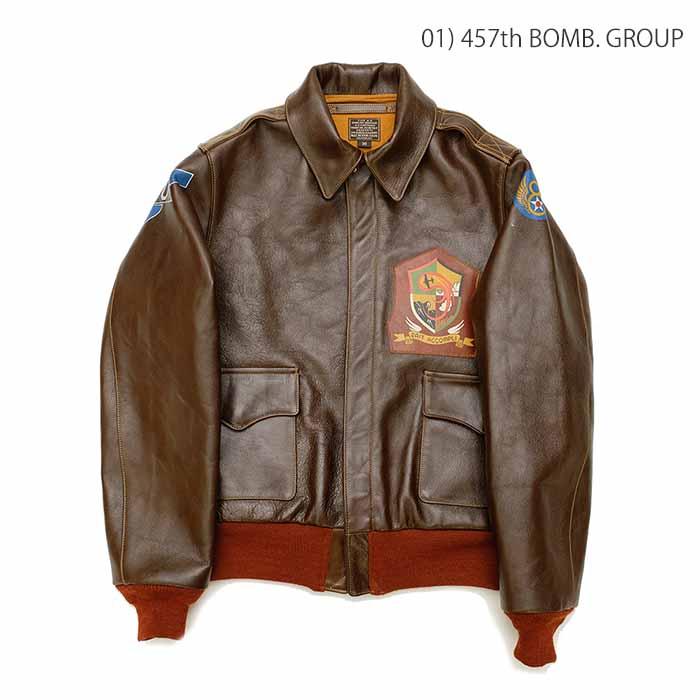 BUZZ RICKSON'S バズリクソンズ BR80608 A-2 ハンドペイント 赤 BUZZ RICKSON'S バズリクソンズ BR80608 A-2 ハンドペイント 赤