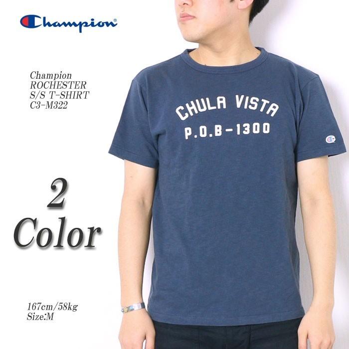 Champion（チャンピオン）　ロチェスター　半袖Tシャツ　C3-M322｜hinoya-ameyoko