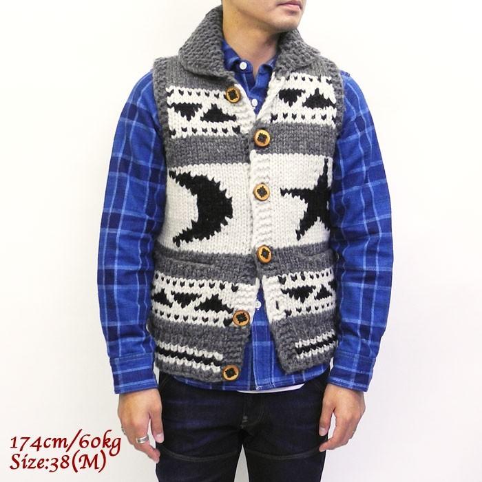 KANATA KANATA（カナタ） Hand Made Button Cowichan Vest 