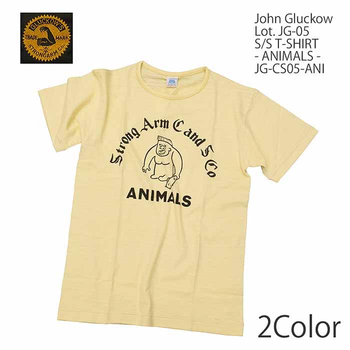 ジョングラッコー John Gluckow JG-CS05-ANI Tシャツ ノンウォッシュ