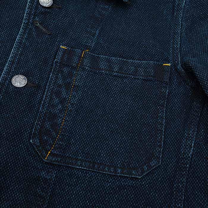 Soundman サウンドマン ワークベスト　刺し子 インディゴ染め 楽天市場】サウンドマン Soundman M376-454Y 刺し子ドビー製品