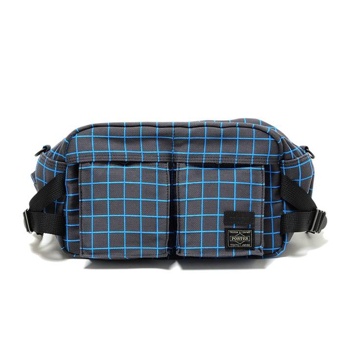 PORTER Maharam X PORTER (マハラム) 2WAY WAIST BAG “Bright Grid” by