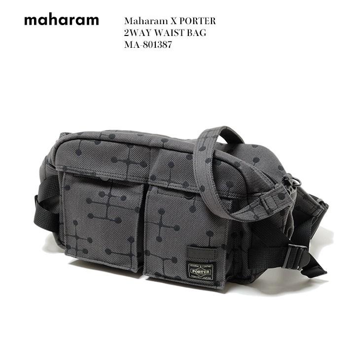 Maharam X PORTER　 (マハラム)　2WAY WAIST BAG　“Small Dot Pattern” by Charles and Ray Eames　MA-801387｜hinoya-ameyoko