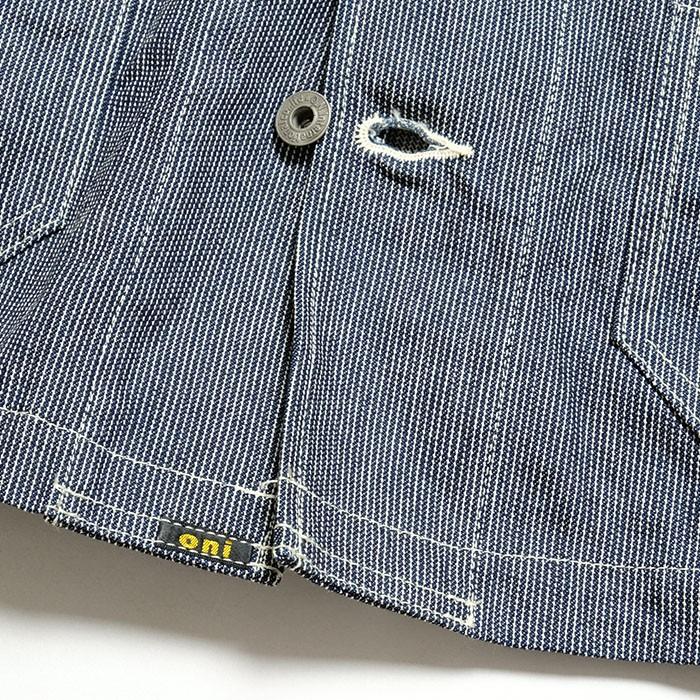 鬼デニム（ONI DENIM） ピンヘッドストライプ ジャケット ONI-03100