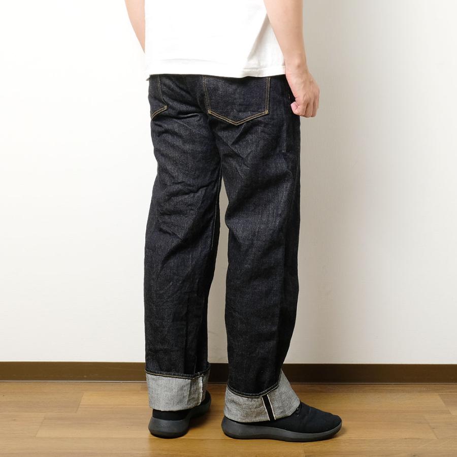 鬼デニム（ONI DENIM） ワイドストレート 15オンス ローテンション