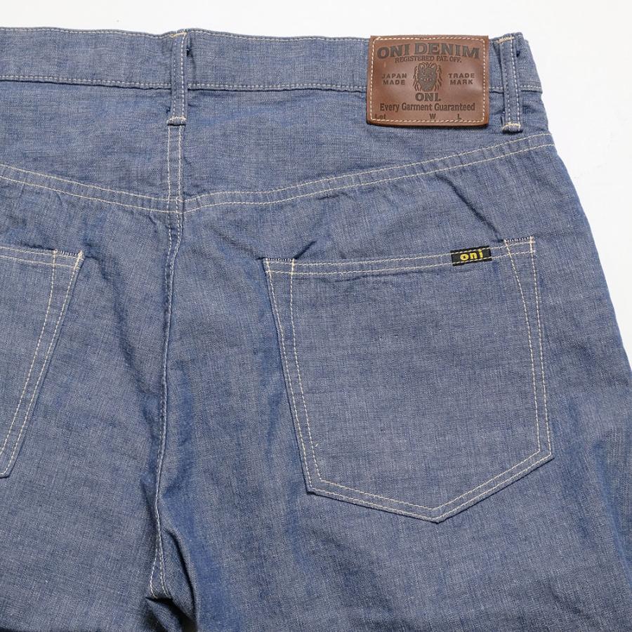【美品✨】ONI DENIM 鬼デニム スカジャン　Lサイズ 鬼デニム ONI DENIM ONI-200HCSV 8oz セルヴィッジシャンブレー Lot