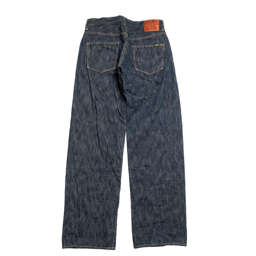鬼デニム ONI DENIM ONI-200KAS 正藍枷染め風 天然藍ロープデニム - 鬼