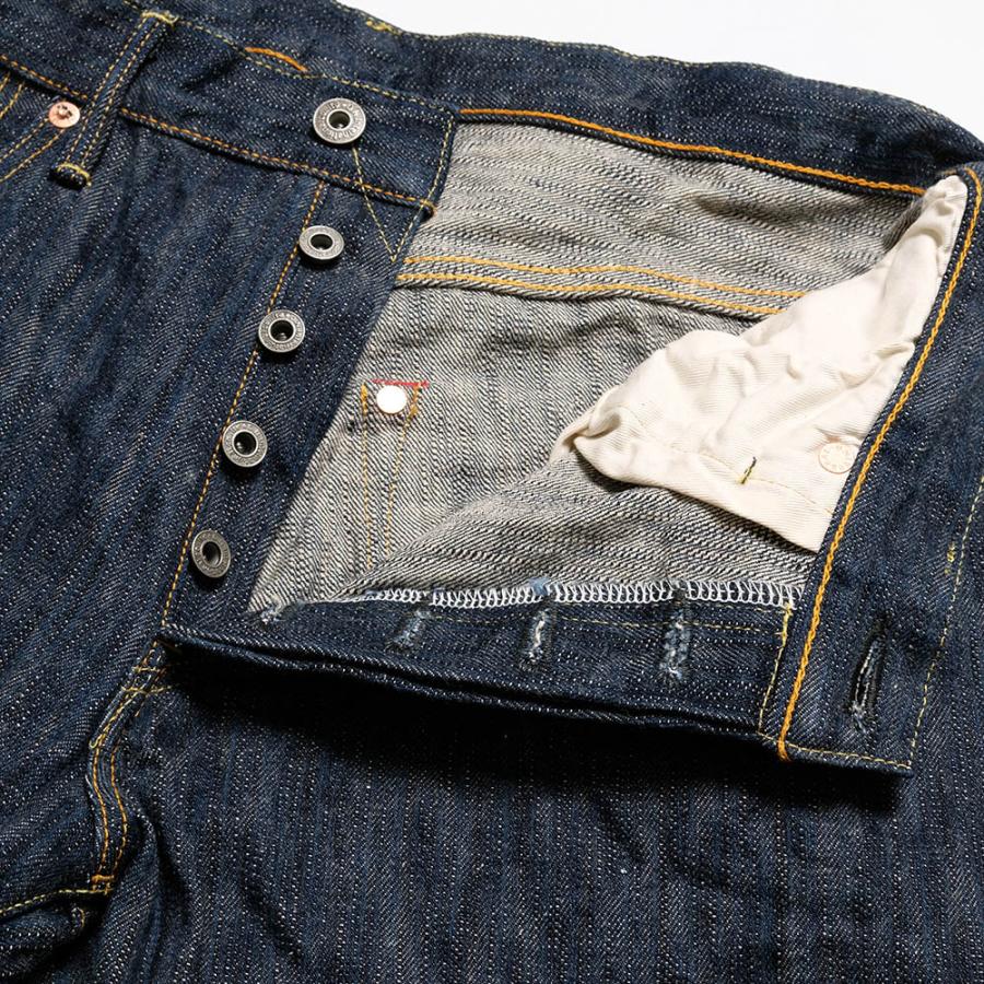 鬼デニム ONI DENIM ONI-200KAS 正藍枷染め風 天然藍ロープデニム - 鬼
