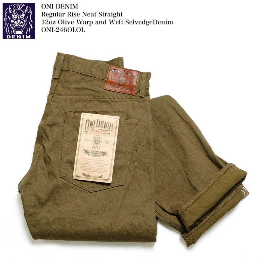 鬼デニム ONI DENIM ONI-246OLOL Lot.246 ニートストレート 12oz