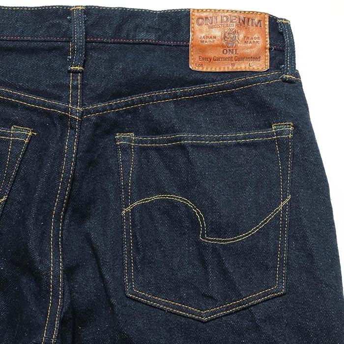 【にょん】 鬼デニム（ONI DENIM） レギュラーライズ ニートストレート 20oz