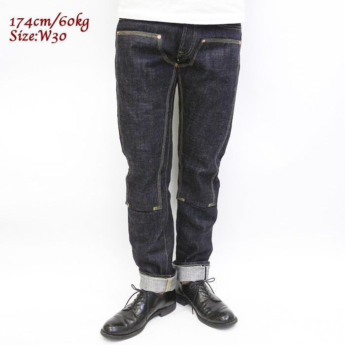 鬼デニム（ONI DENIM） Tight Fit Straight Double Knee ONI-417DK