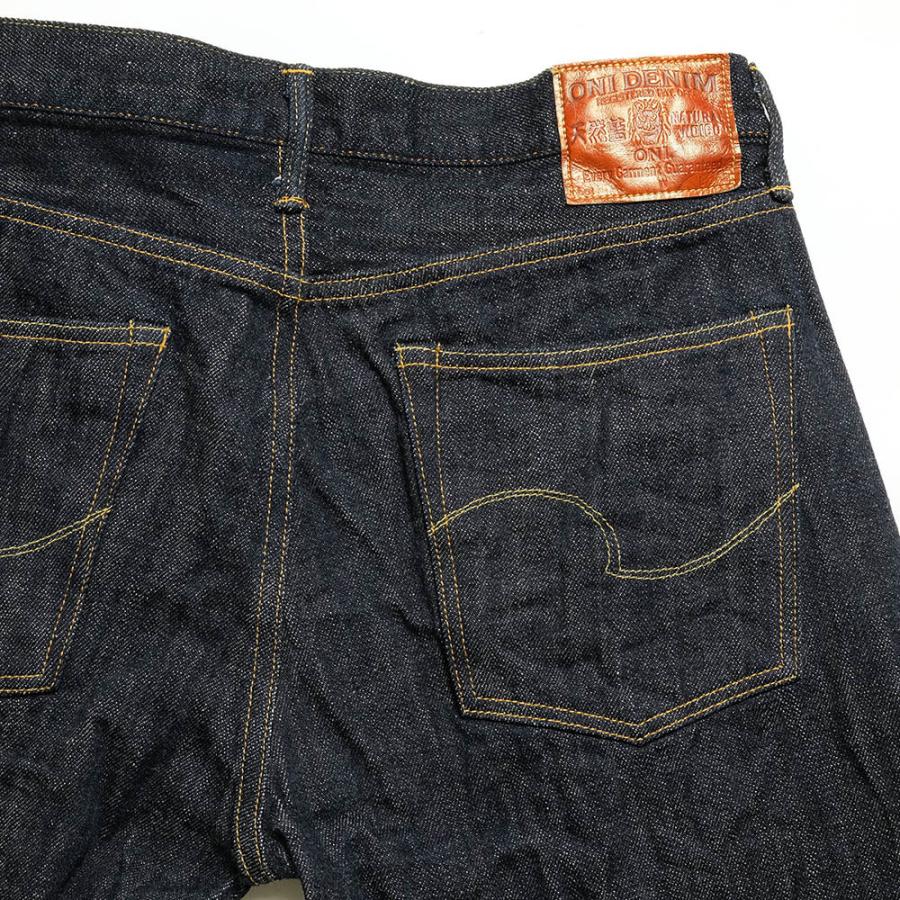 鬼デニム（ONI DENIM） セミタイトストレート 12oz ナチュラル