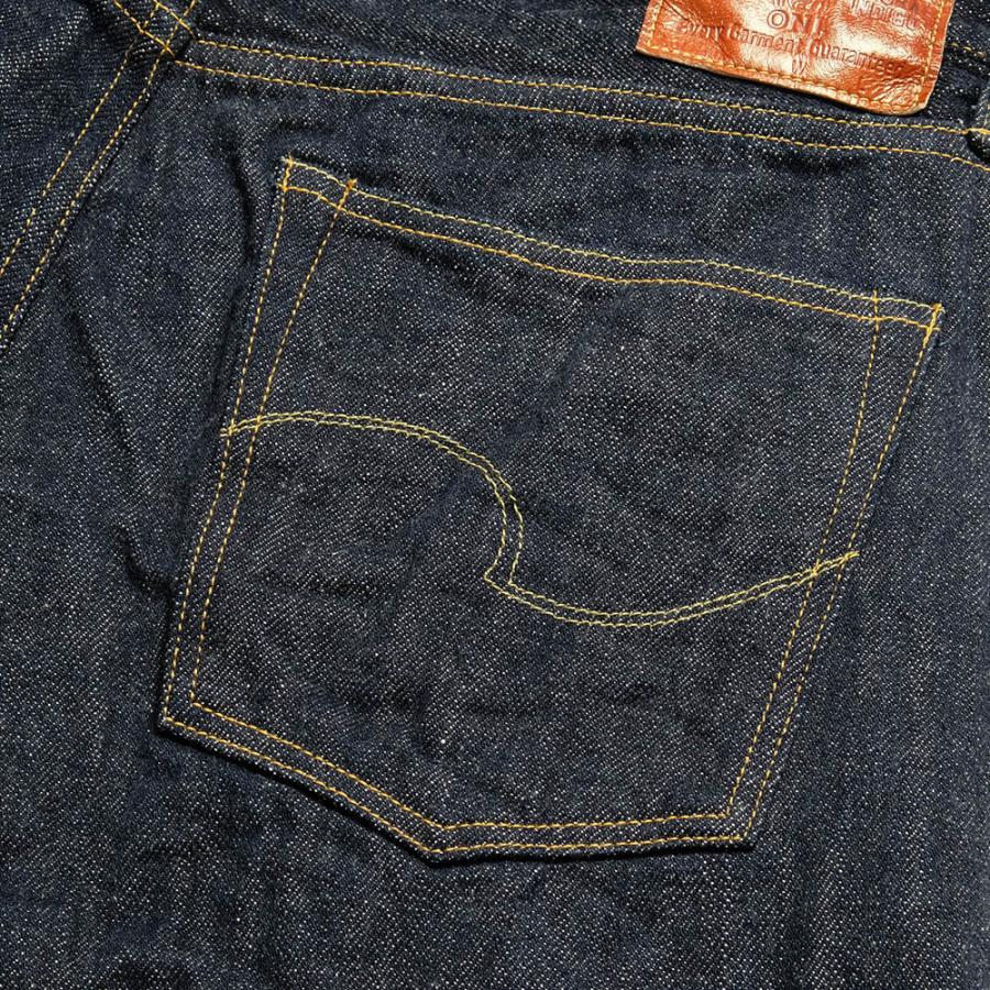 鬼デニム（ONI DENIM） セミタイトストレート 12oz ナチュラル