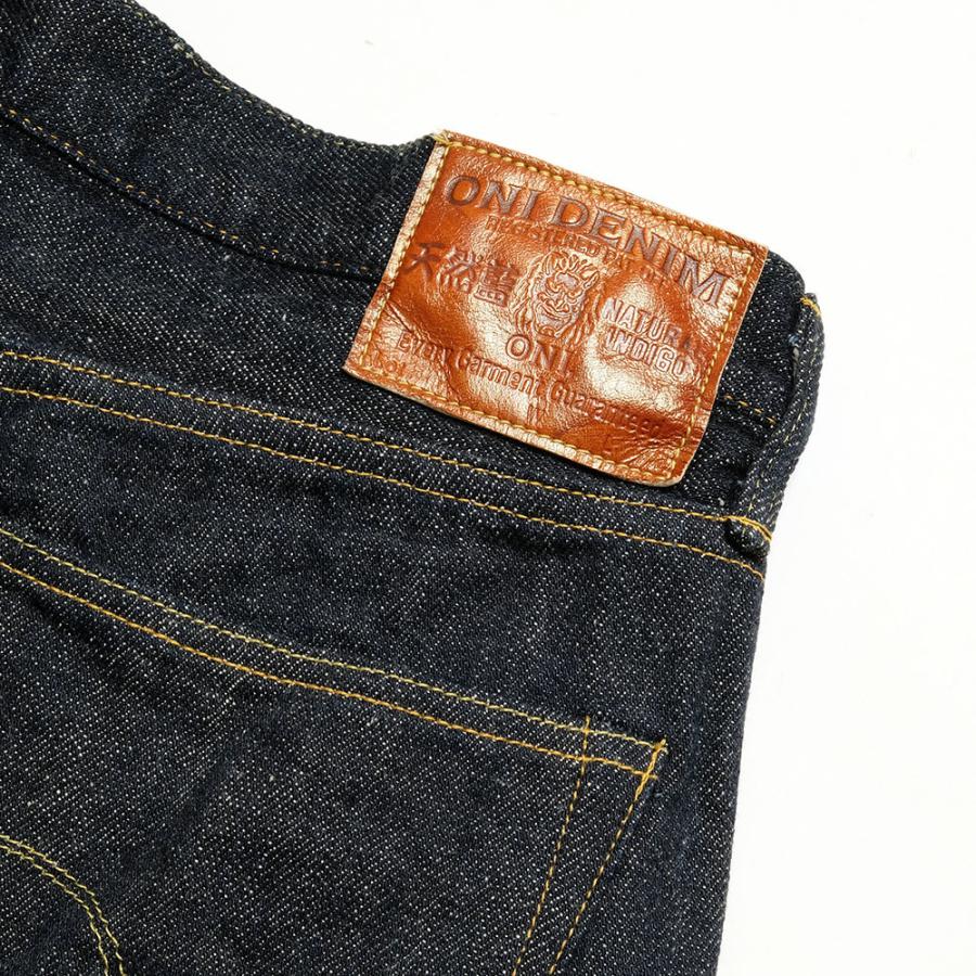 鬼デニム（ONI DENIM） セミタイトストレート 12oz ナチュラル