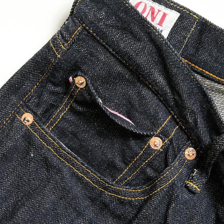 鬼デニム（ONI DENIM） セミタイトストレート 12oz ナチュラル 
