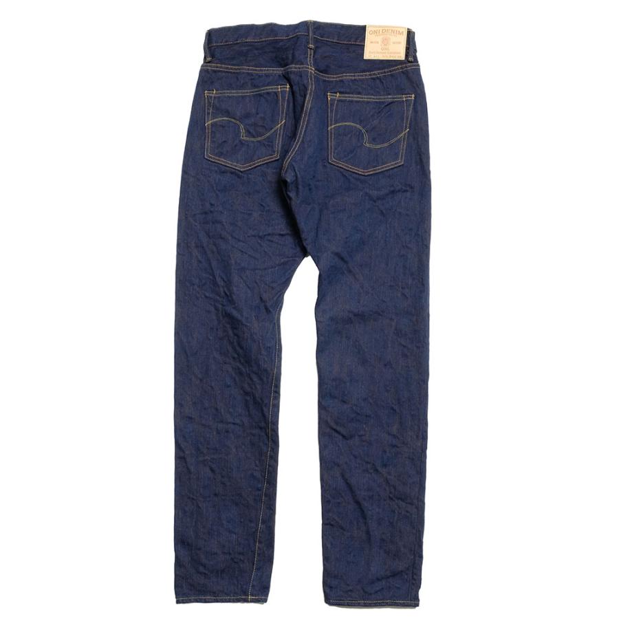 鬼デニム（ONI DENIM） リラックステーパード 17.5oz 阿波正藍x柿渋