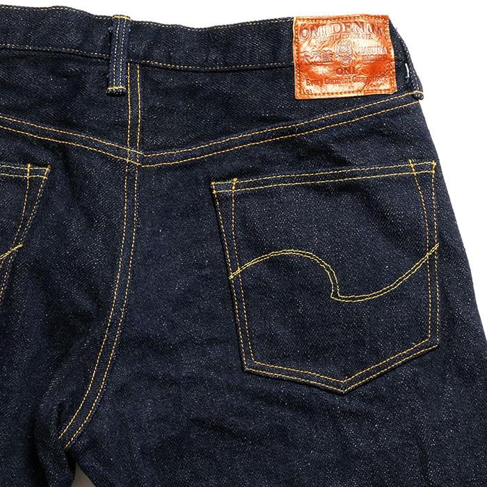 鬼デニム（ONI DENIM）　リラックステーパード　22oz 天然藍 "歌舞伎耳"　ONI-622｜hinoya-ameyoko｜13