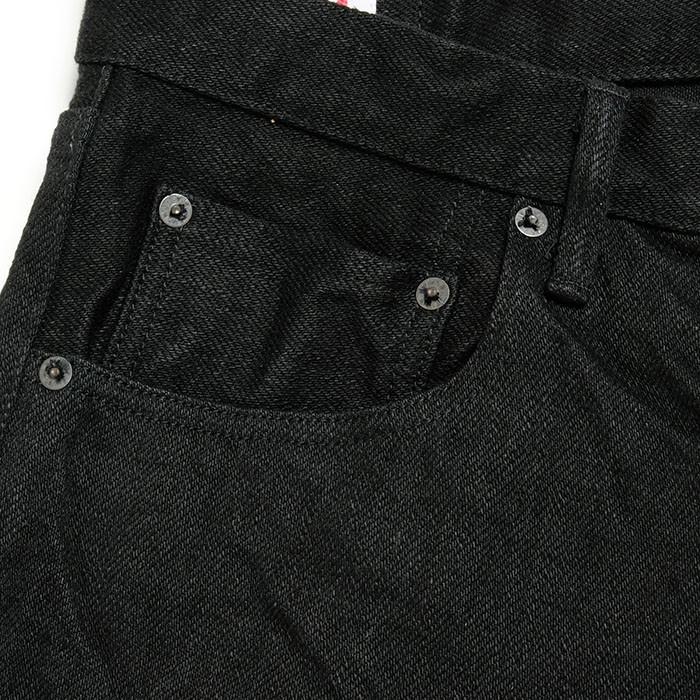 鬼デニム リラックステーパード 20オンス 鬼秘 ブラック ONI-622ZR 鬼デニム（ONI DENIM） リラックステーパード 20オンス 