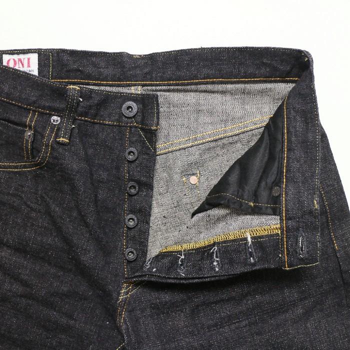 鬼デニム（ONI DENIM） ハイライズ リラックステーパード 16oz 